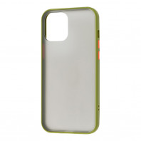 Чехол Shadow Matte для iPhone 12 и 12 Pro Army green/Orange Чехол Shadow Matte для iPhone 12 и 12 Pro Army green/Orange